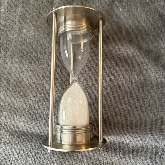 Silver Hourglass Timer - Picture 1 of 4